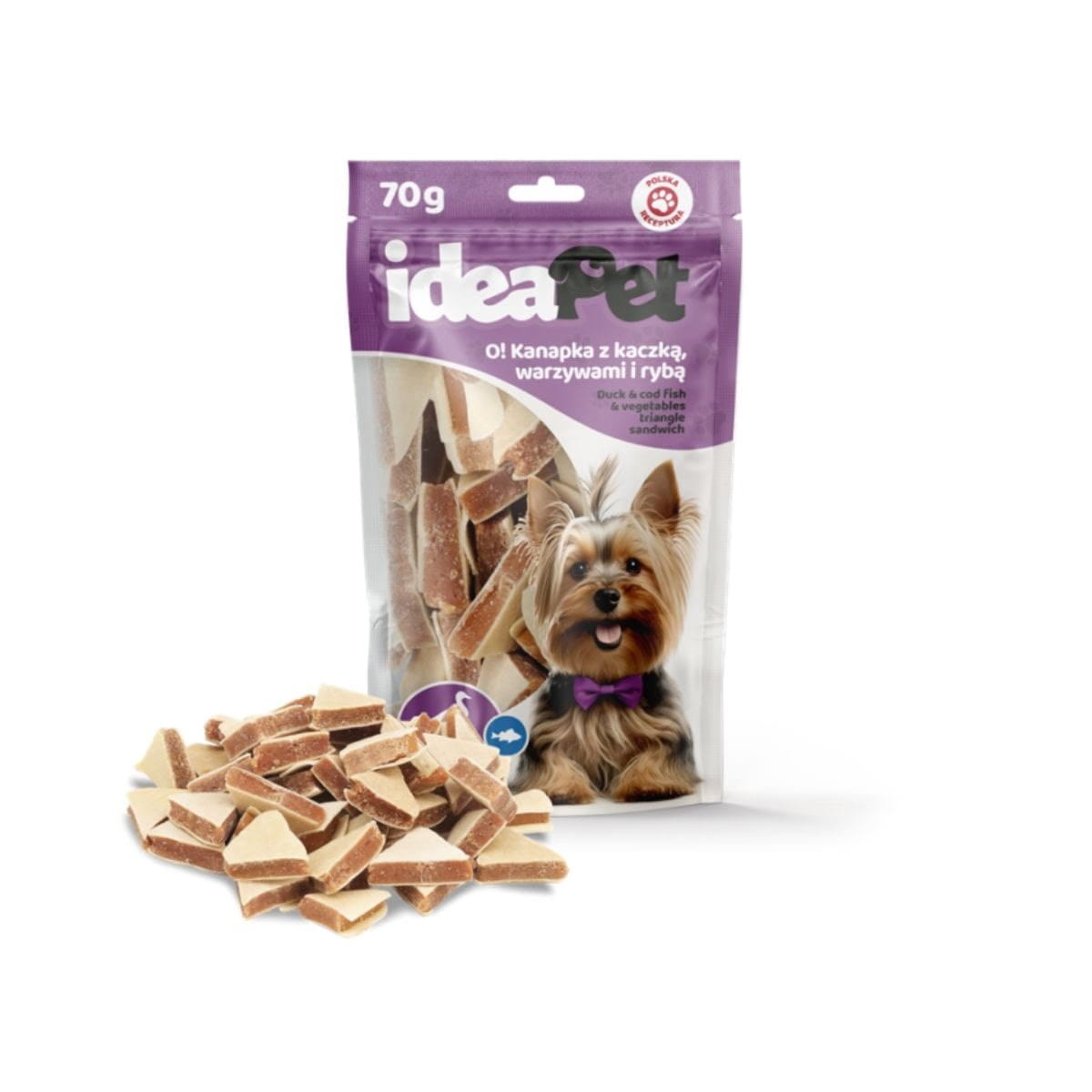 IdeaPet dorsz, kaczka 70 g