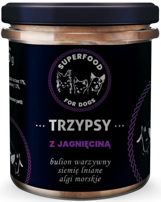 Trzy Psy Superfood jagnięcina, wieprzowina 300 g