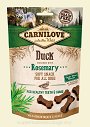 Carnilove Soft Snack kaczka z rozmarynem 200 g
