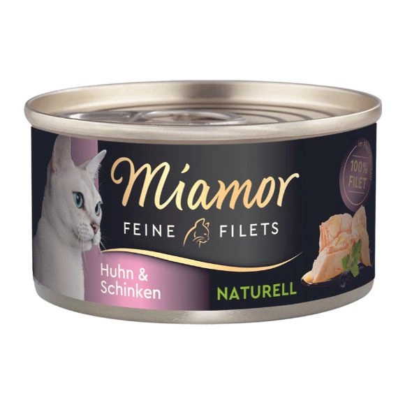 Miamor Feine Filets Naturell kurczak, szynka w sosie adult 80 g