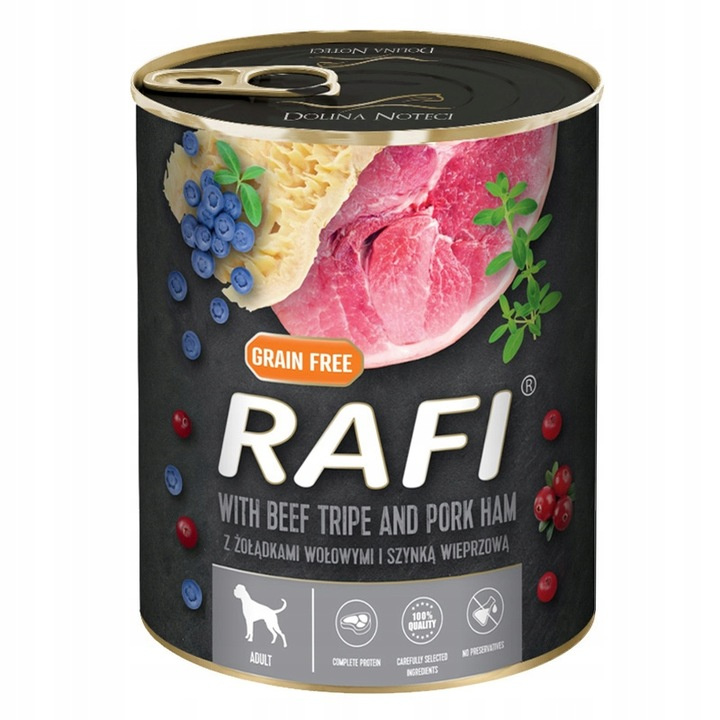 Rafi wieprzowina, wołowina adult 400 g