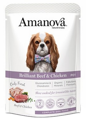 Amanova Brilliant wołowina, kurczak adult 100 g