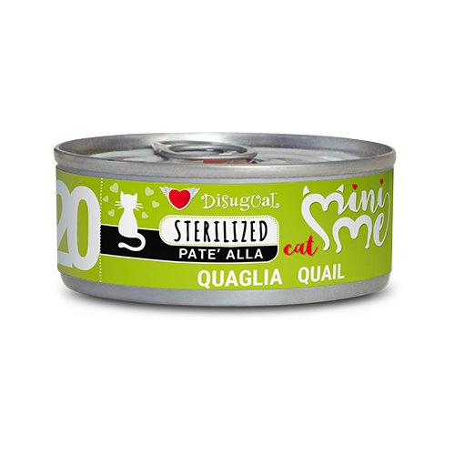 Disugual Mini-Me Sterilised przepiórka pasztet adult 85 g