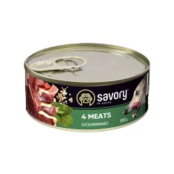 Savory indyk, jagnięcina, kaczka, kurczak adult 100 g