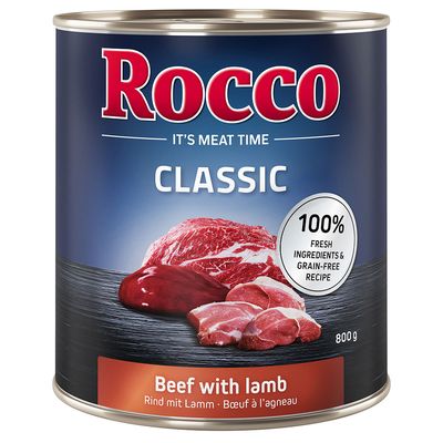 Rocco Classic jagnięcina, wołowina 800 g × 6