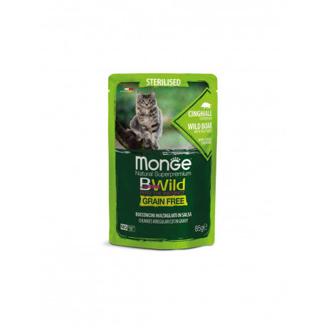 Monge Bwild Sterilised dziczyzna w sosie adult 85 g