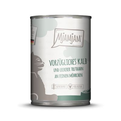 MjAMjAM cielęcina, indyk adult 400 g × 6