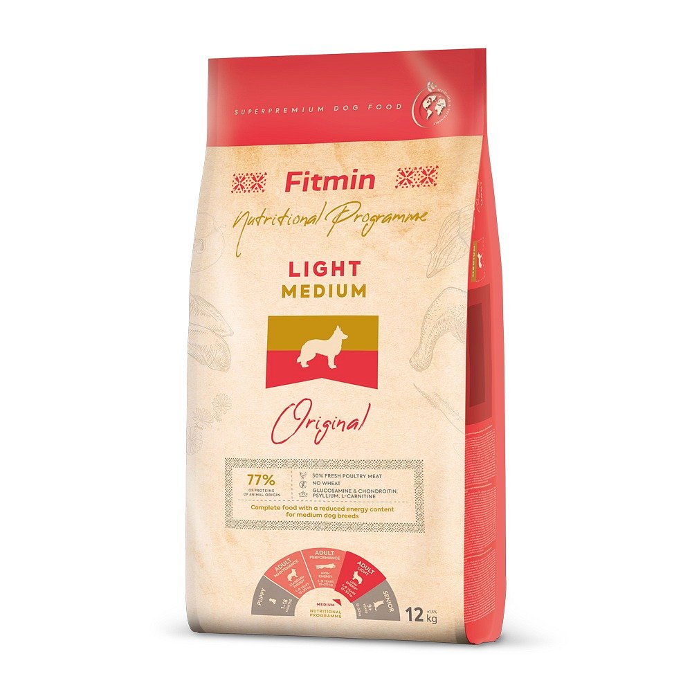 Fitmin Program kurczak adult średnie rasy 12 kg