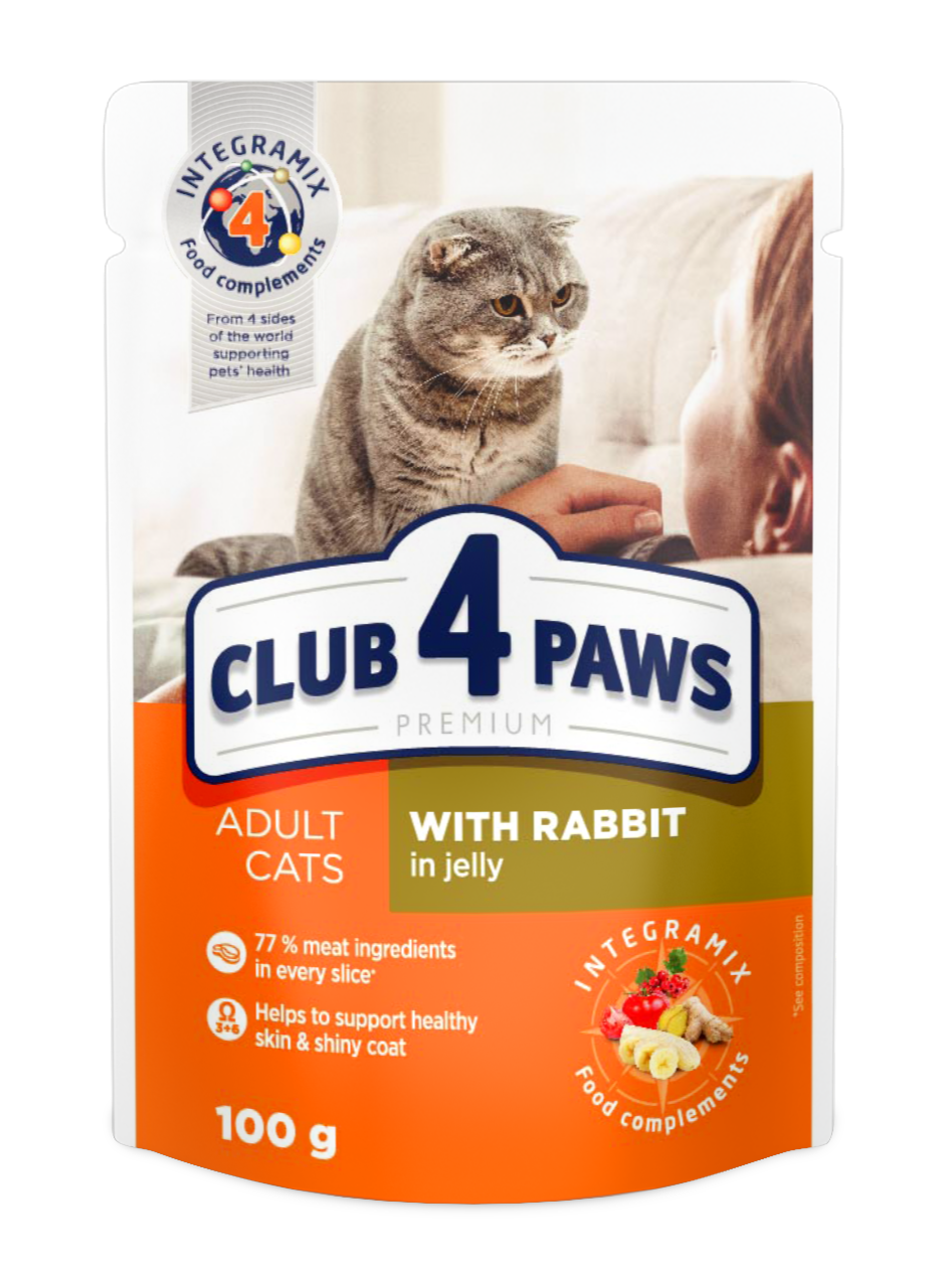 Club 4 Paws Premium królik w galaretce adult 100 g