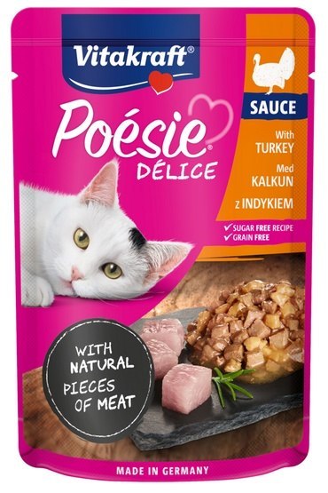 Vitakraft Poesie Deli Sauce indyk 85 g