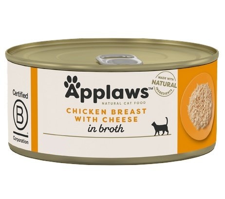 Applaws kurczak, ser kawałki 156 g