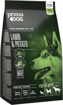 PrimaDog jagnięcina z ziemniakiem adult 10 kg