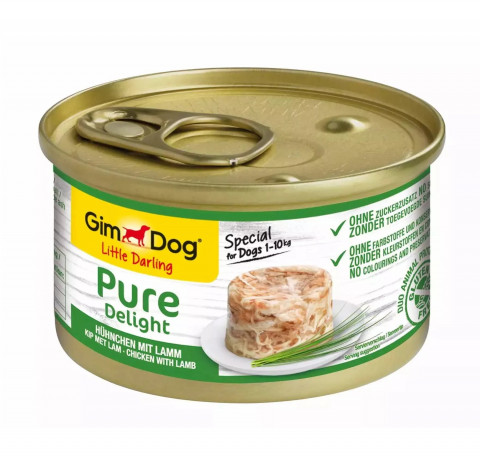 GimDog Little Darling Pure Delight jagnięcina, kurczak 85 g