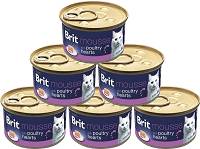 Brit Premium drób, serca pasztet adult 85 g × 12