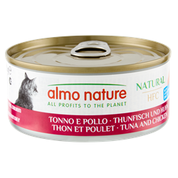 Almo Nature HFC Natural kurczak, tuńczyk w sosie 150 g