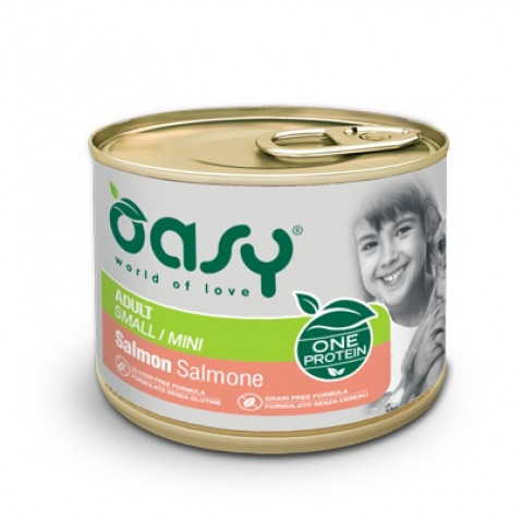 Oasy One Protein łosoś adult małe rasy 200 g