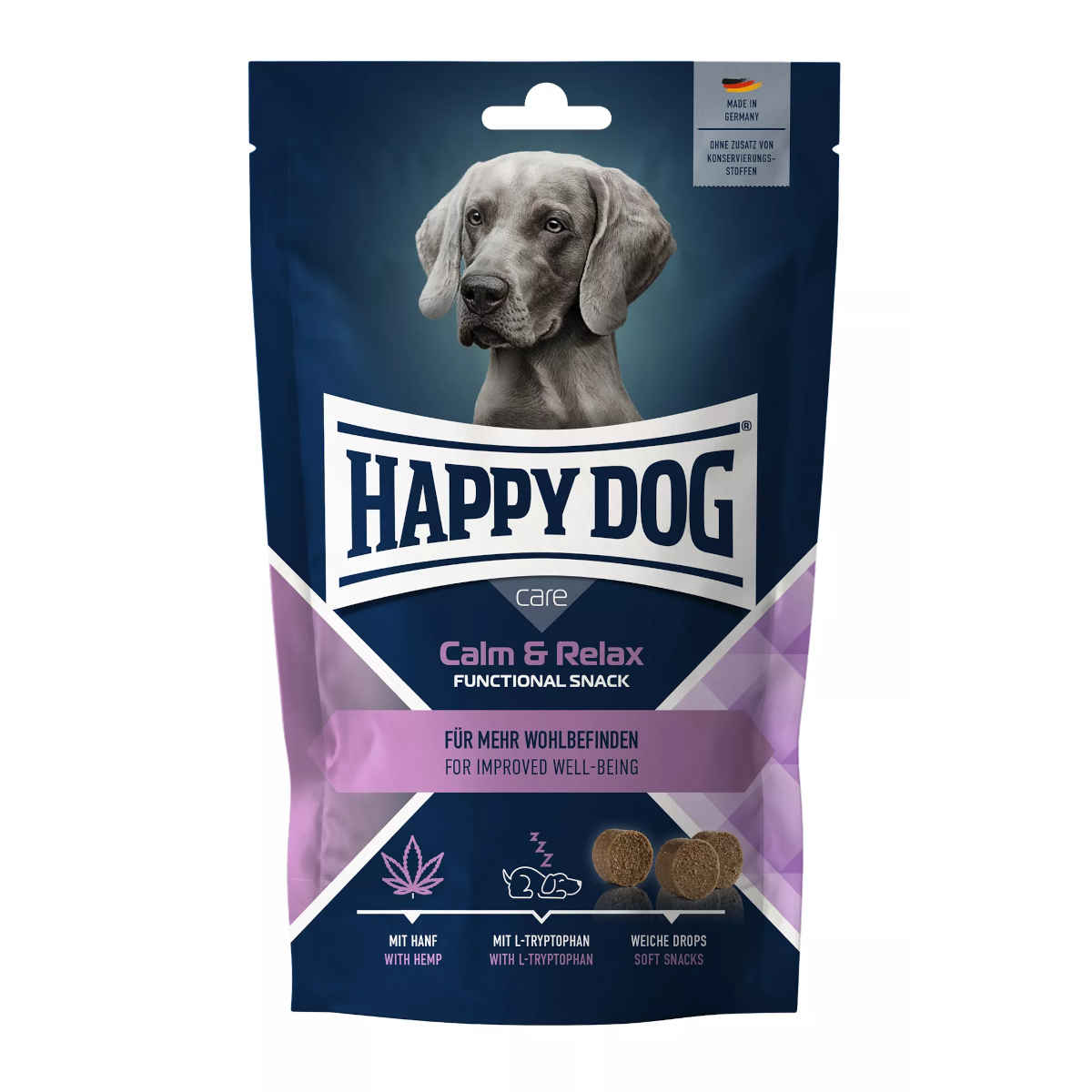 Happy Dog Care Snack Calm & Relax kaczka 100 g