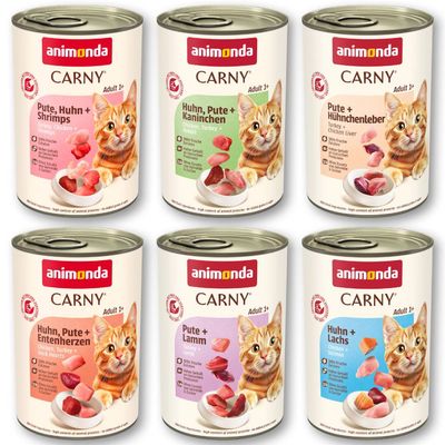 Animonda Carny Sensitive mix smaków adult 400 g × 24