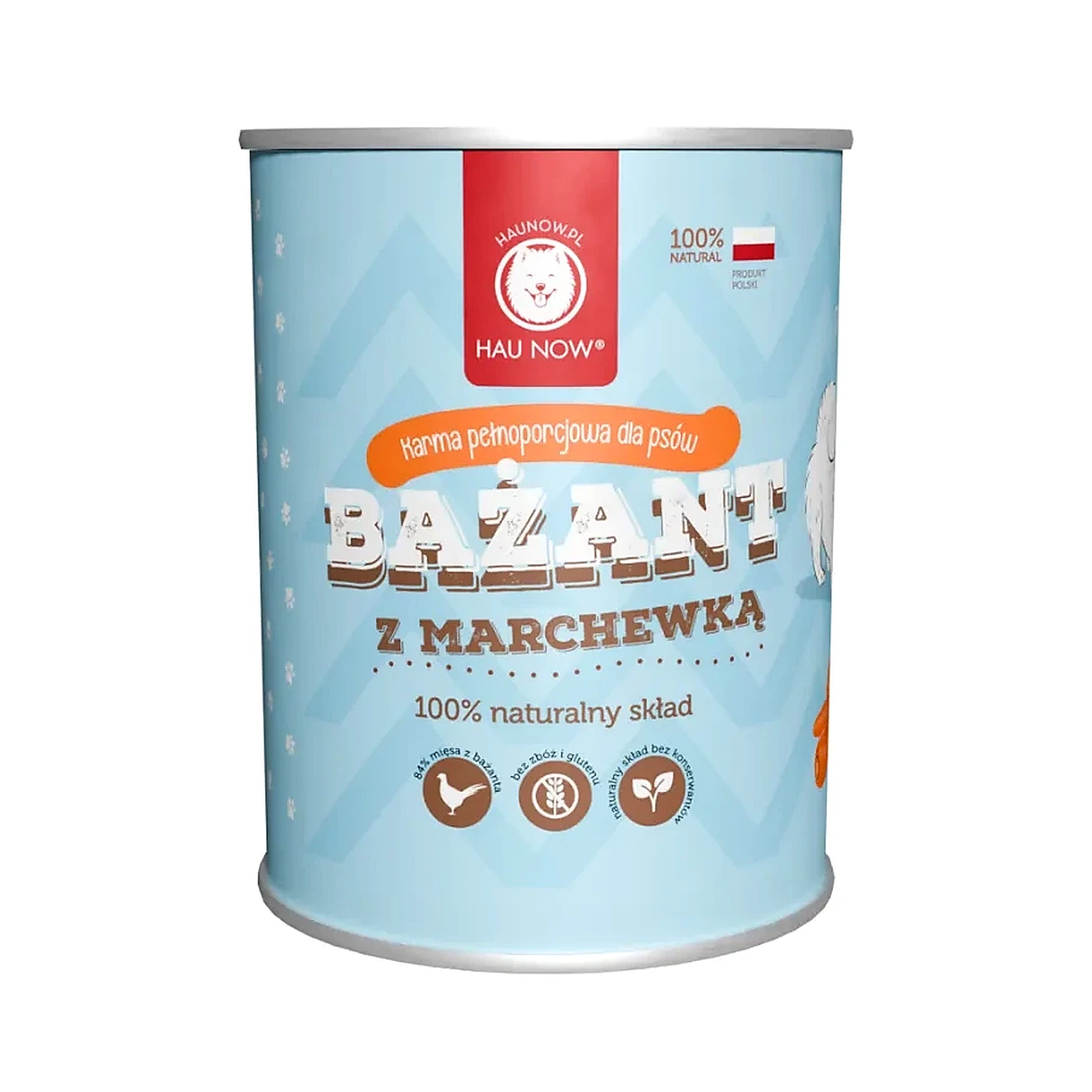 Hau Now bażant z marchewką adult 400 g