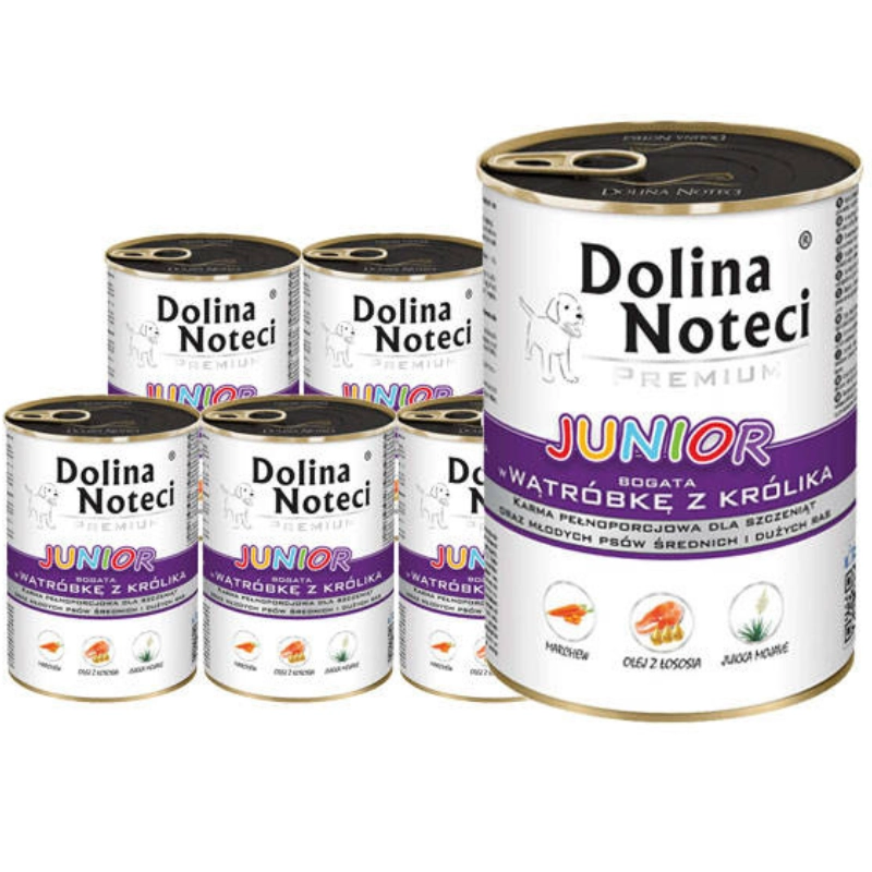 Dolina Noteci Junior królik junior 400 g × 12