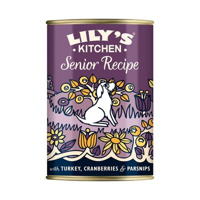 Lily's Kitchen Senior Recipe indyk senior 400 g × 12