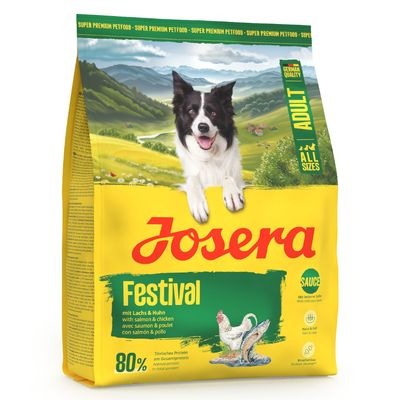 Josera Festival kurczak, łosoś adult 900 g × 2