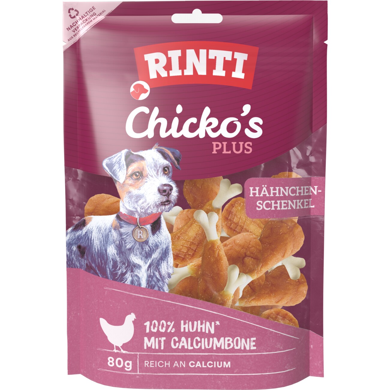 Rinti Chicko Plus kurczak z wapniem 225 g