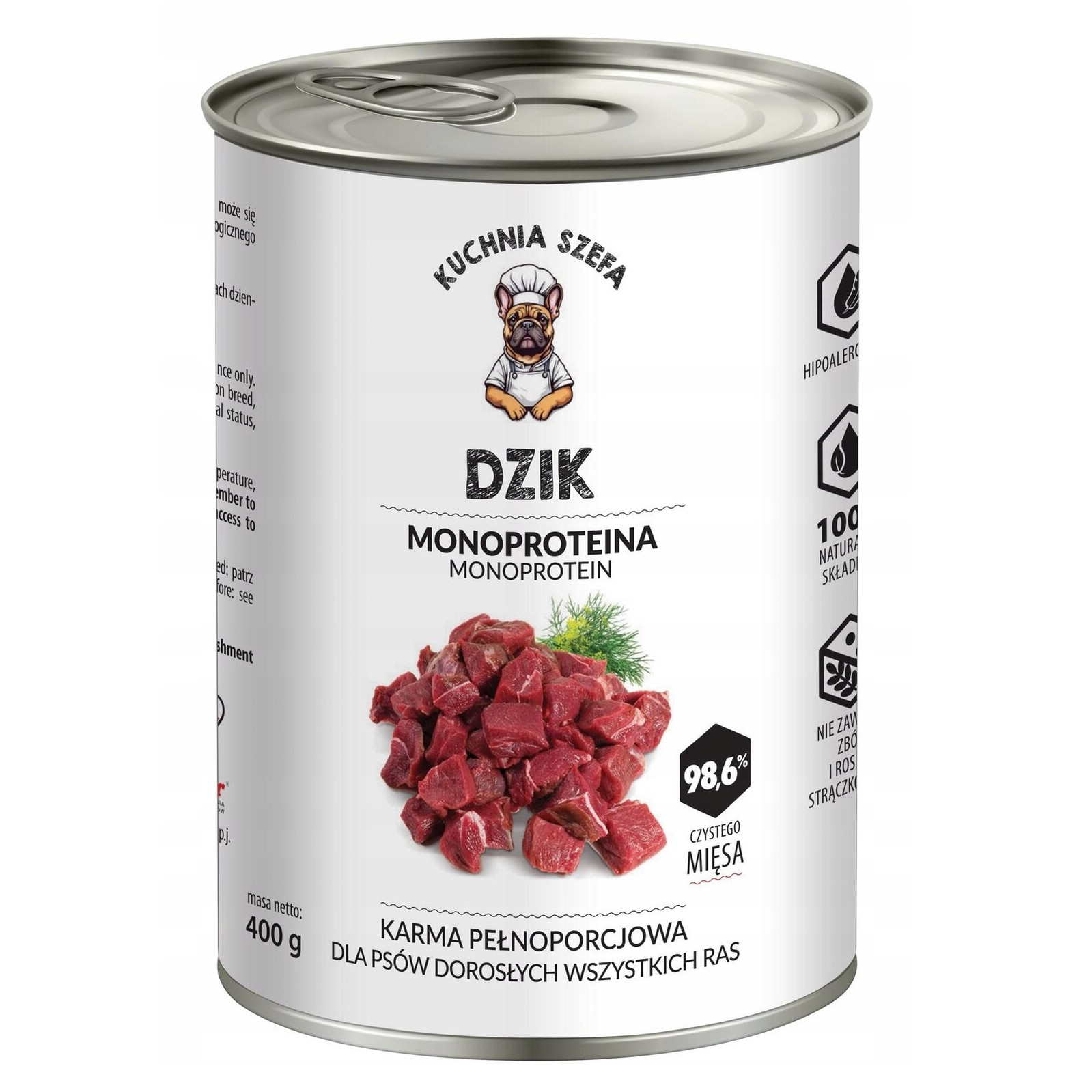 Kuchnia Szefa dzik 400 g