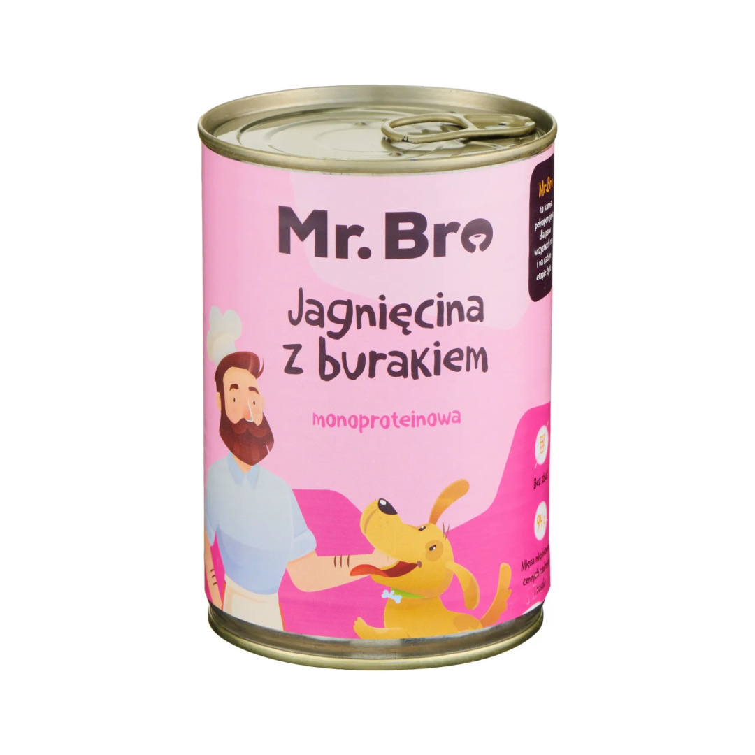 Mr. Bro jagnięcina z burakiem 400 g