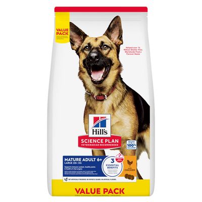 Hill's Science Plan kurczak senior duże rasy 14 kg × 2
