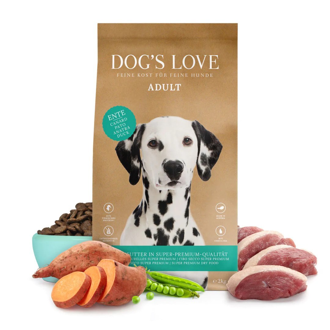 Dog's Love kaczka adult 2 kg