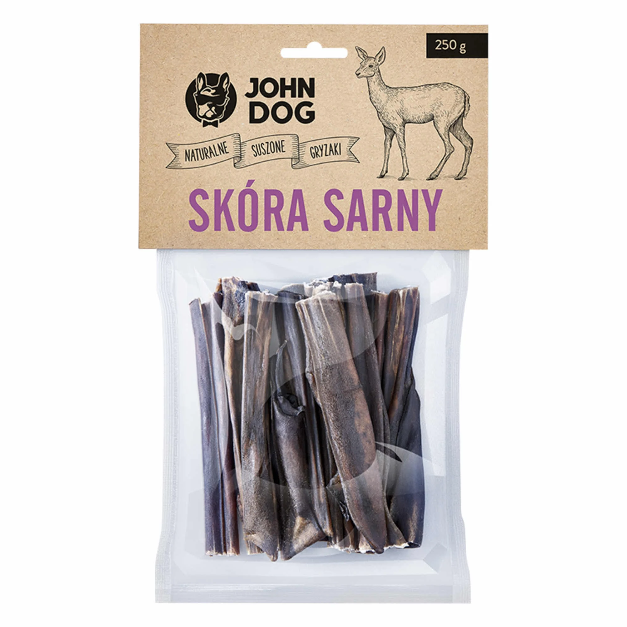 John Dog Gryzaki Naturalne sarna 250 g