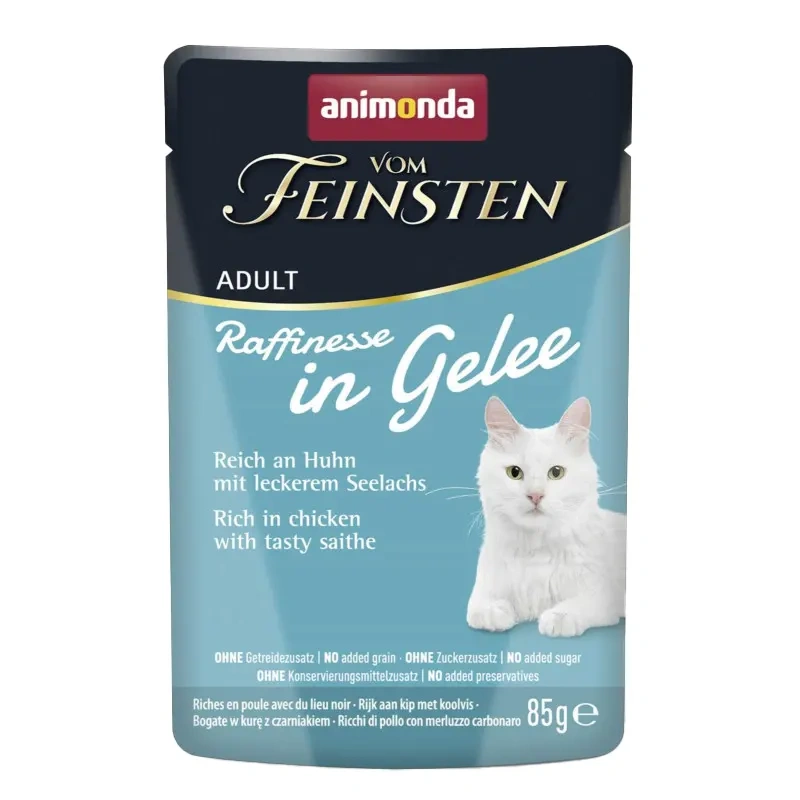 Animonda Vom Feinsten Raffinesse czarniak, kurczak w galaretce adult 85 g