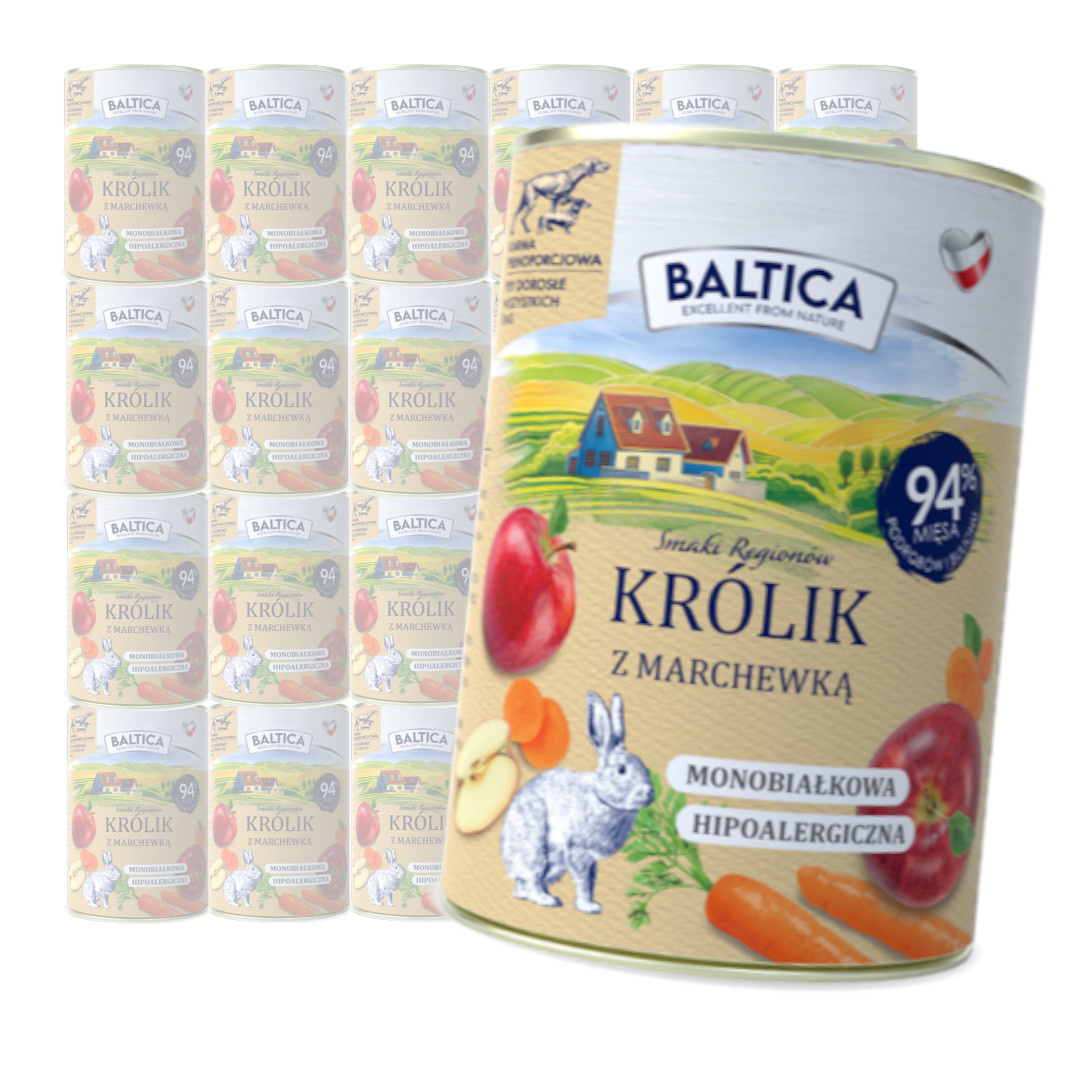 Baltica królik adult 400 g × 24