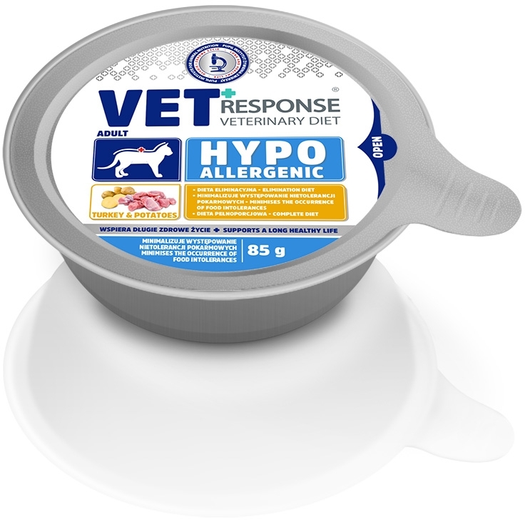 Vet Response Hypoallergenic Sensitive indyk adult 85 g