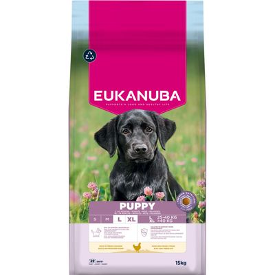 Eukanuba Premium Nutrition kurczak puppy duże rasy 15 kg × 2