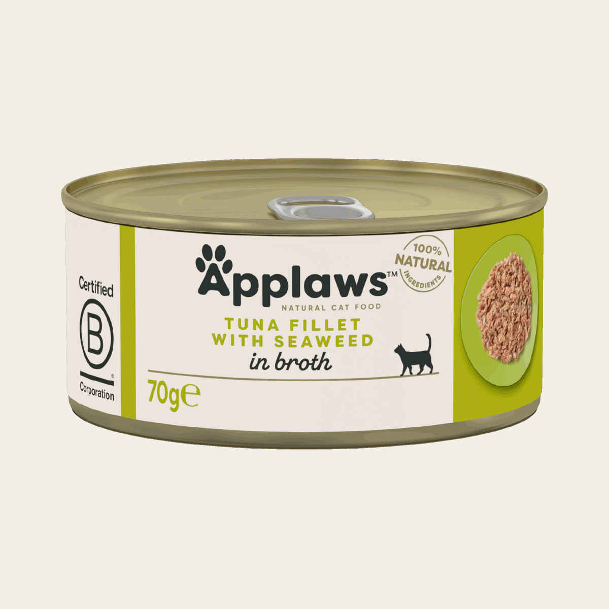 Applaws tuńczyk z wodorostami w bulionie 70 g