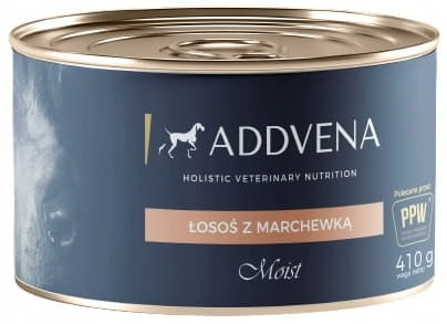 Addvena Moist łosoś junior 410 g