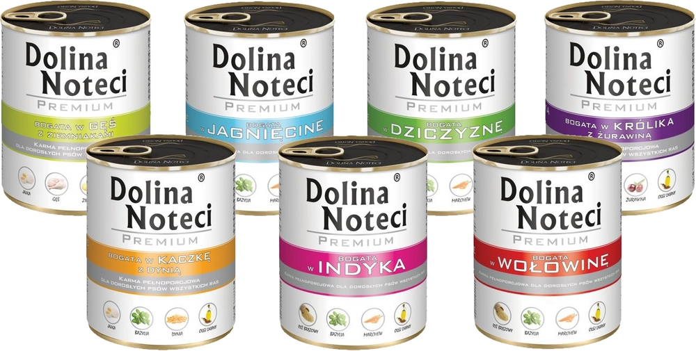 Dolina Noteci Premium mix smaków bez ryb i kurczaka 400 g × 20