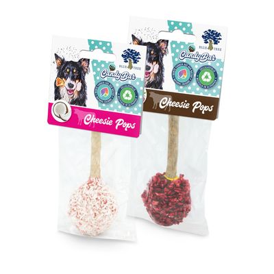 Blue Tree Cheesie Pop kokos, malina 45 g × 2