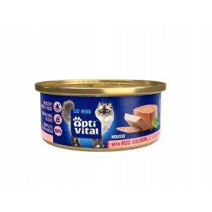 OptiVital Skin & Coat łosoś pasztet 85 g
