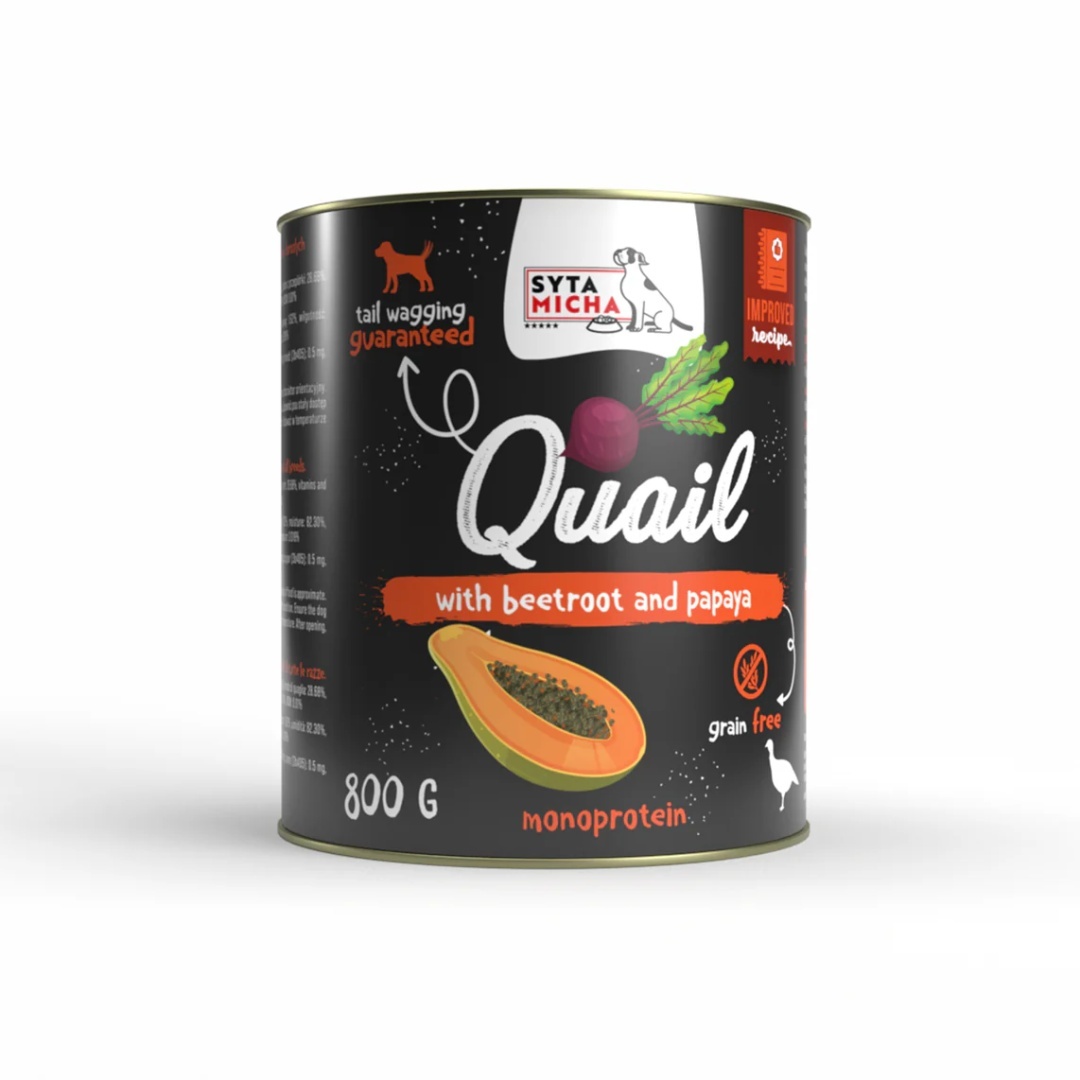 Syta Micha przepiórka adult 800 g