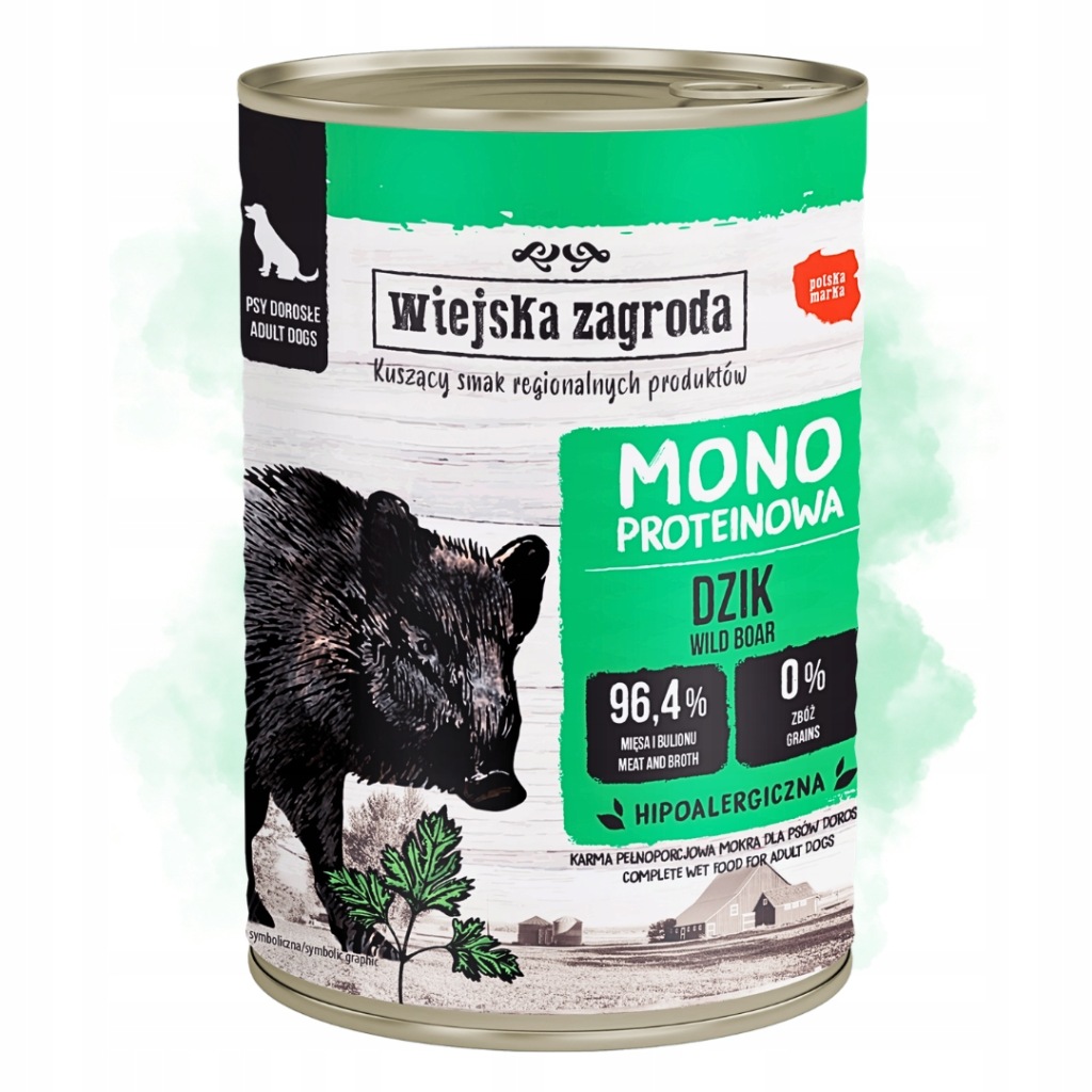 Wiejska Zagroda Mono dziczyzna adult 400 g