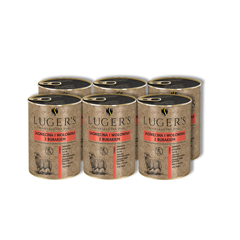 Luger's jagnięcina, wołowina 400 g × 6