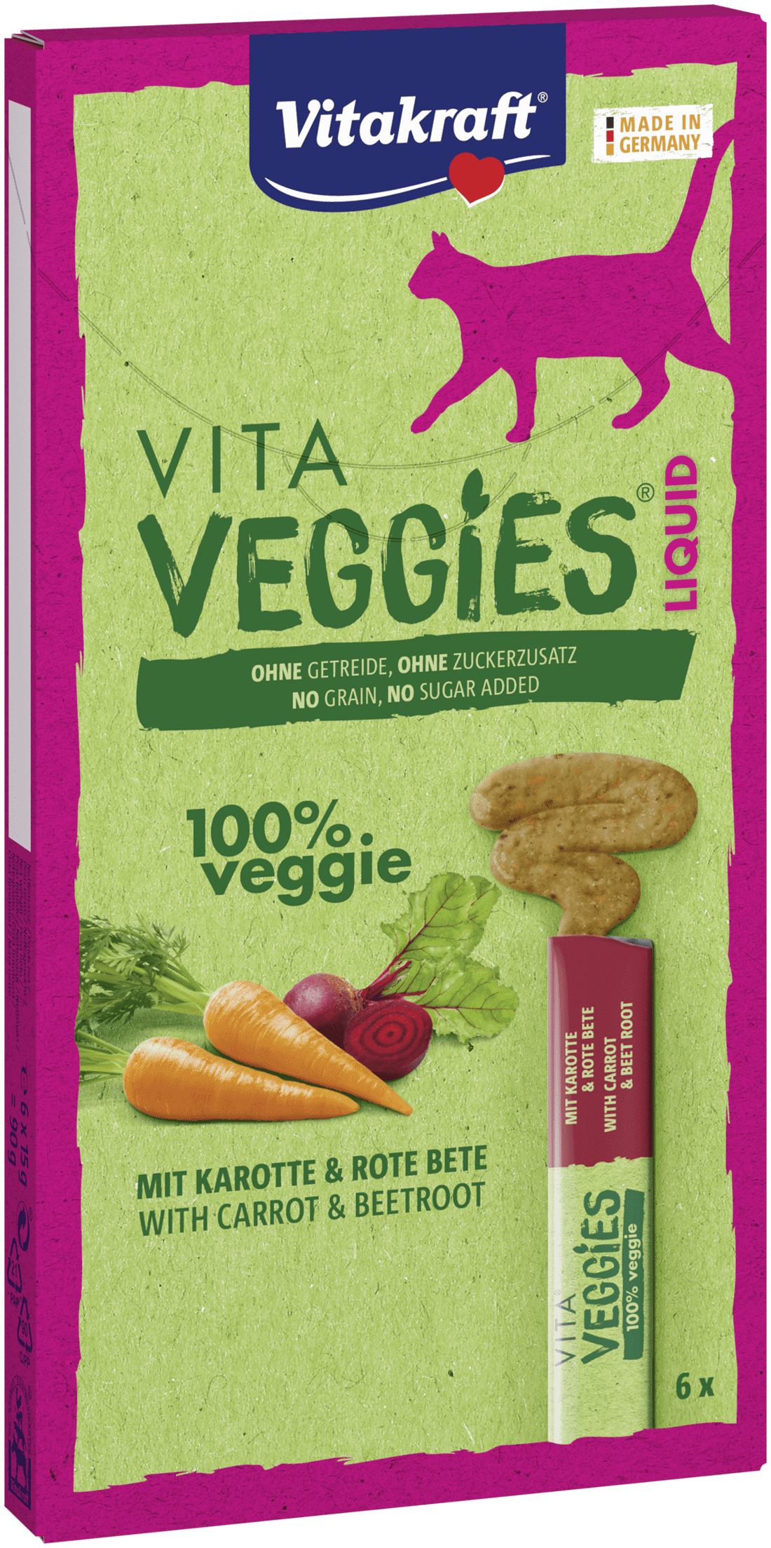 Vitakraft Vita Veggies marchewka, burak 15 g × 6