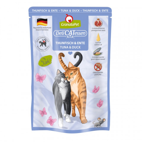 GranataPet DeliCatessen kaczka, tuńczyk pasztet adult 85 g