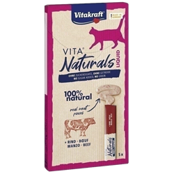Vitakraft Vita Naturals wołowina w sosie 15 g × 6