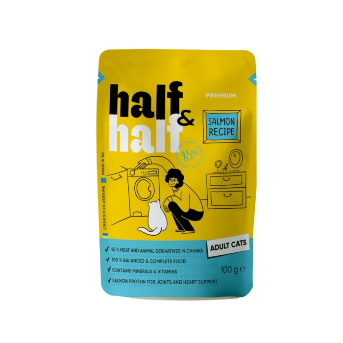 Half&Half łosoś w galaretce adult 100 g
