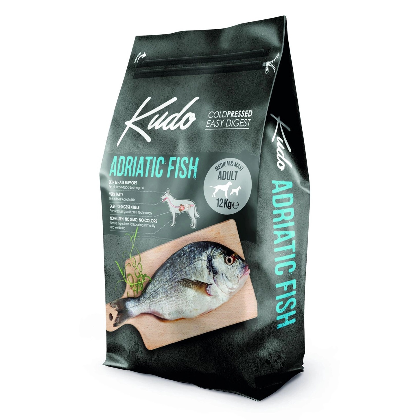 Kudo Medium Maxi ryby adriatyckie średnie rasy, duże rasy 12 kg