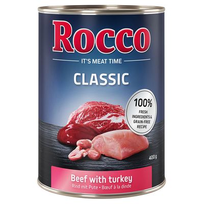 Rocco Classic indyk, wołowina adult 400 g × 24